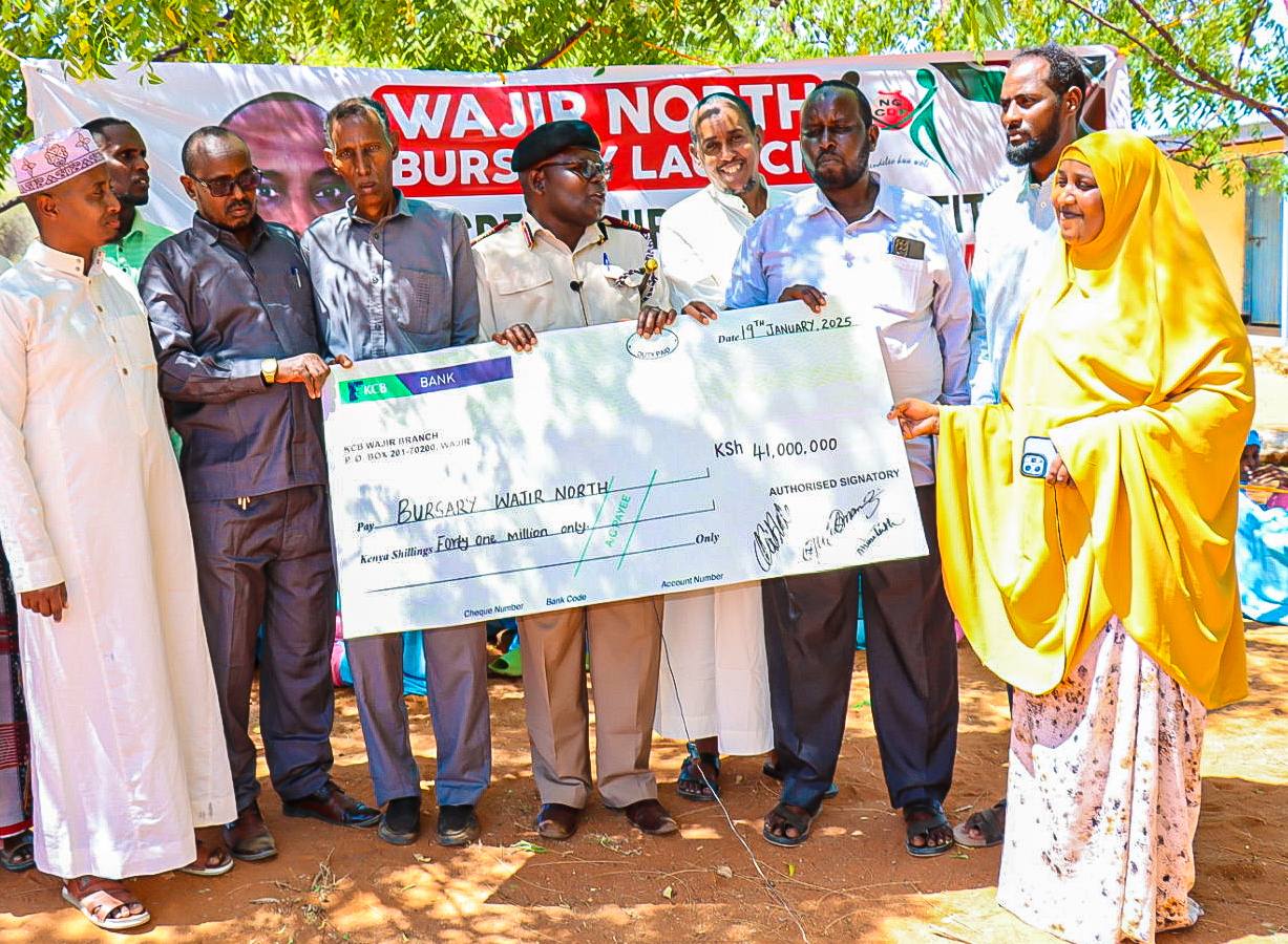 Bursary Cheque Presentation